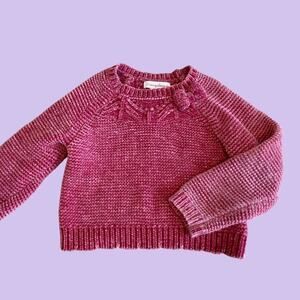Tommy Bahama Knit Pink Crop Sweater XS / 4T